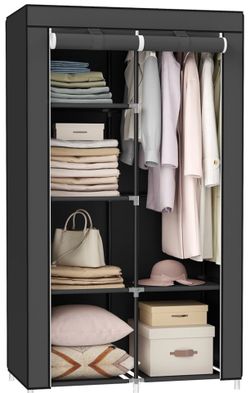 SONGMICS Portable Closet, Fabric Wardrobe,