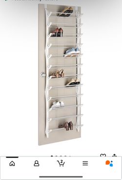 New over the door shoe organizer