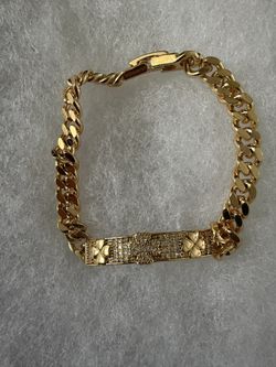 Women’s Bracelet Gold Plated (chapa De Oro)