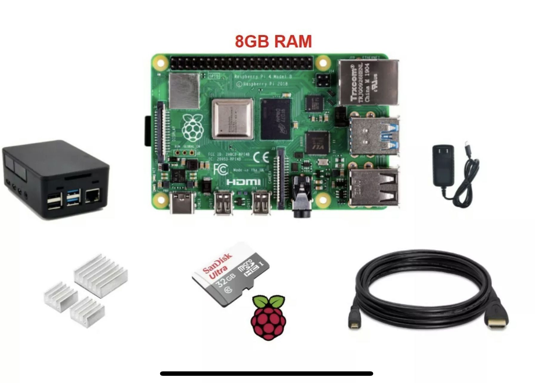 Raspberry Pi 4 Model B 8GB Kit iuu.org.tr