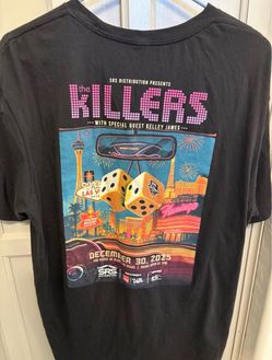 The Killers Official Las Vegas Private Invite Concert T-Shirt