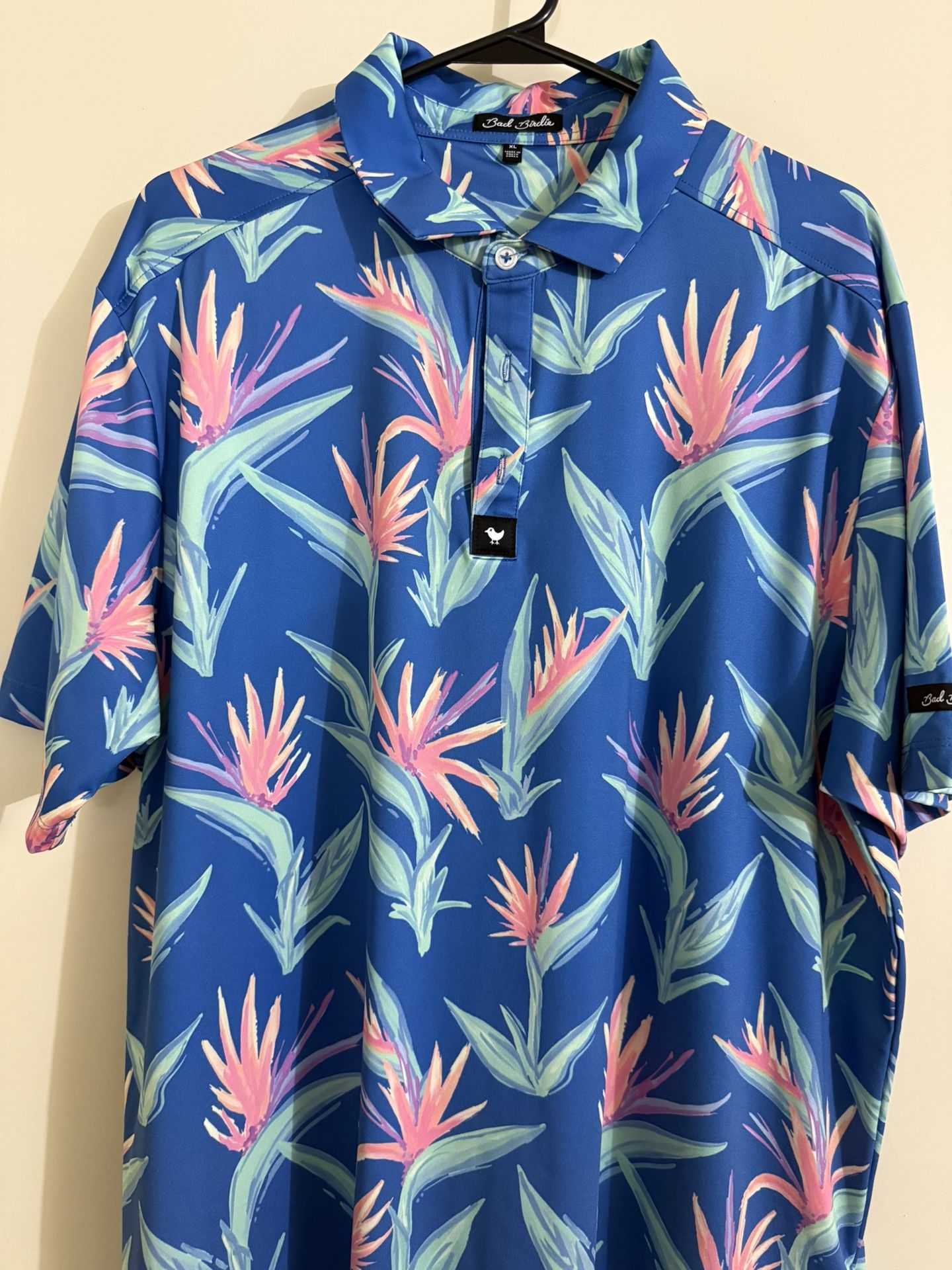 Bad Birdie Mens Golf Shirt (XL Size) $20
