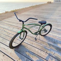 Kulana Lua 26" Cruiser Bike - Metallic Emerald Green Beach Cruiser