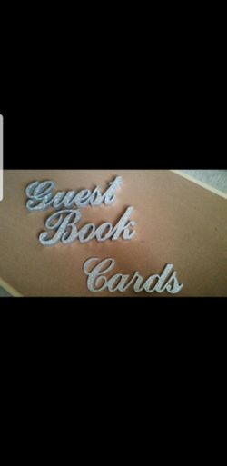 ITEMS FROM OUR WEDDING...