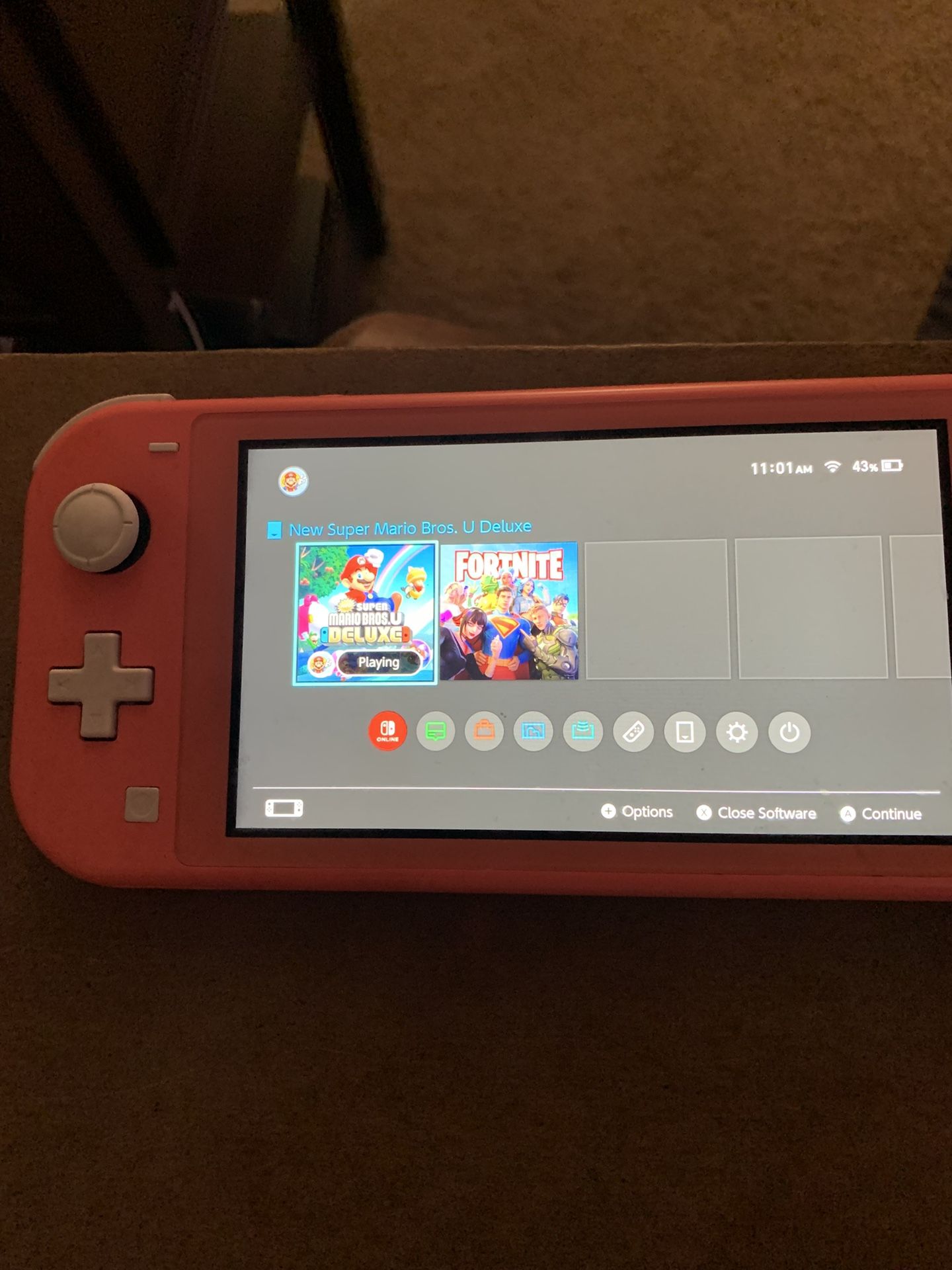 Coral Nintendo Switch Lite 25mg