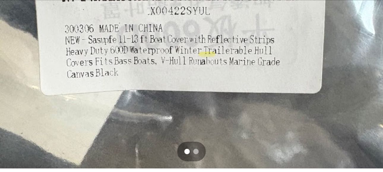 Sasupfe 14-16 ft Boat Cover  Boats, 