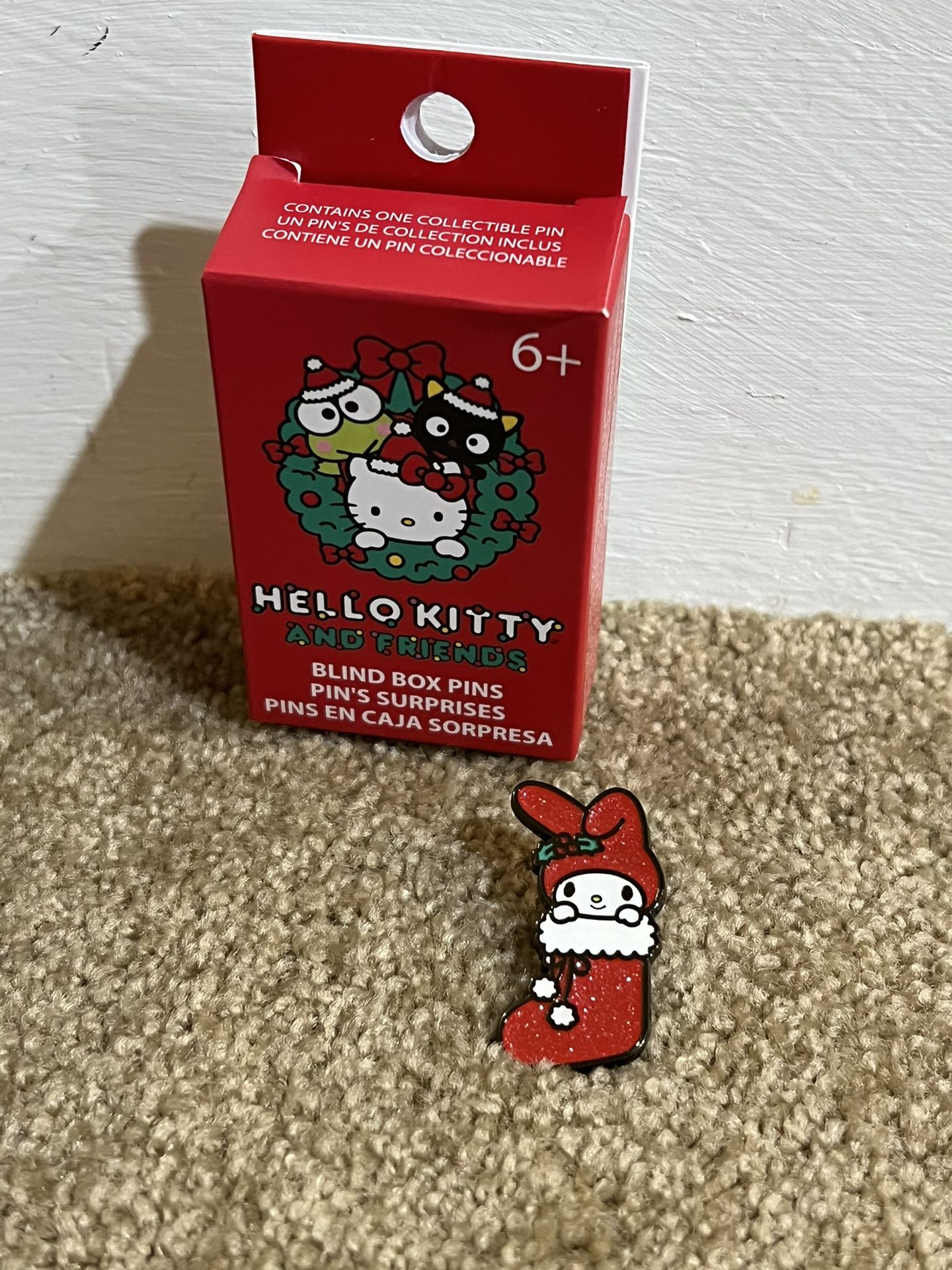 Sanrio Hello Kitty And Friends Stockings Blind Box Enamel Pin OPEN My Melody