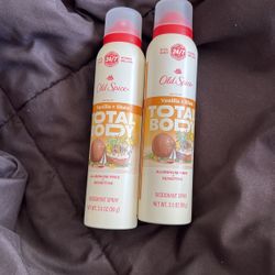 Old Spice Total Body Deodorant Spray Vanilla + Shea