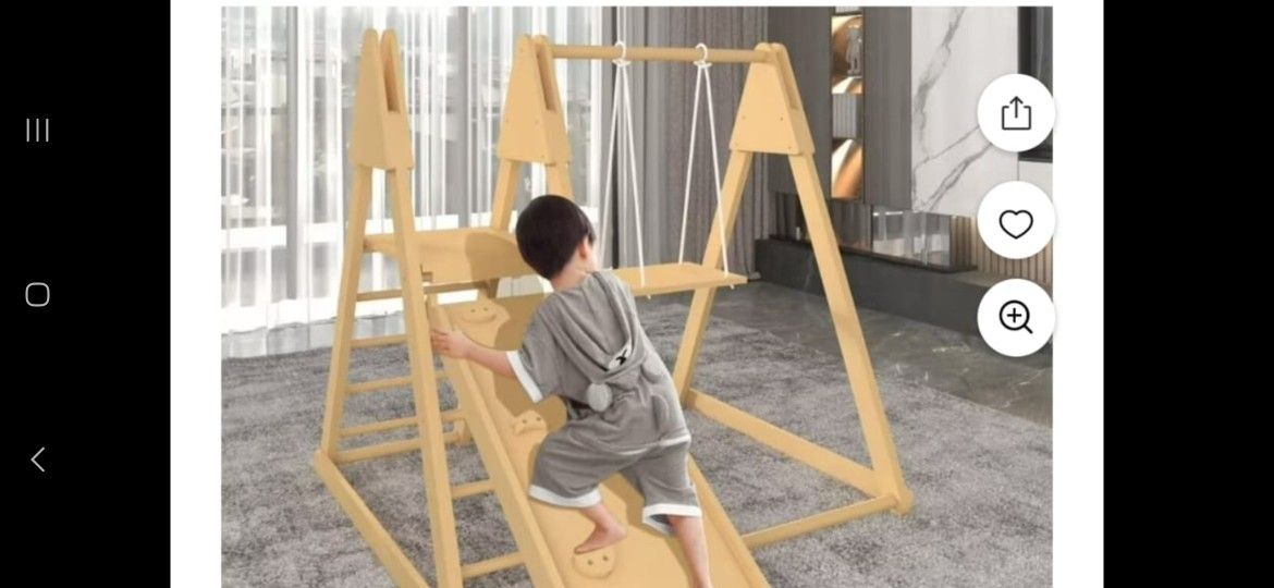 Swing ,play Set Wood in Box NEW