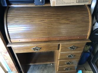 VINTAGE ROLL UP DESK
