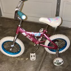 Kids Barbie Pink Bike 