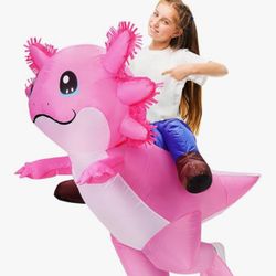 Kids Inflatable Axolotl Halloween Costume