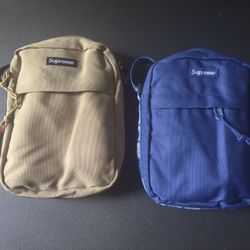 Supreme Shoulder Bag Bundle – Tan & Blue