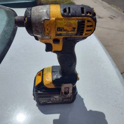 DeWalt Impact Driver With 6ah Flex Volt Battery 