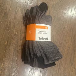 Men’s 6 Pack Of Timberland Socks