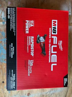 Milwaukee m18 fuel grinder