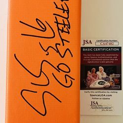 SHAUN SUISHAM SIGNED AUTOGRAPH TOUCHDOWN PYLON PITTSBURGH STEELERS INSC JSA COA!