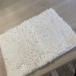 3 White Bath Mat Set- Brand New In Package 