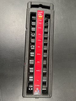 Husky 1/2in Drive Deep Impact Socket Set