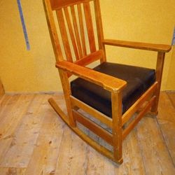 Mission Oak Antique Rocker 