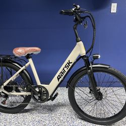 SU7 E Mountain Bike for Adults-750W Peak Motor Electric Commuter Bikes, 25MPH EBike, 36V Battery EBikes, 21-Speed Front Suspension Electric Bicycle