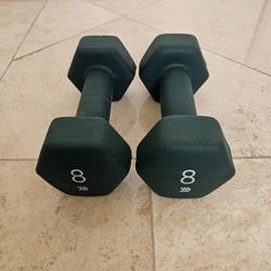 Dumbbells 8 lbs (set of 2)