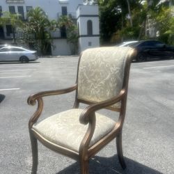  Bronze finish Scroll Back Arm Chair with 6 side Chairs