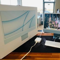 Apple iMac 24” M1 2021 8GB 500GB With Apple Limited Warranty
-Brand New 4 Thunderbolt Ports