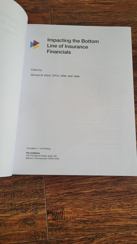 CPCU 540 1st edition テキスト