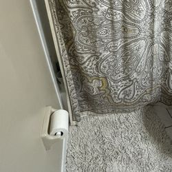 Urban Outfitters Shower Curtain and Rug