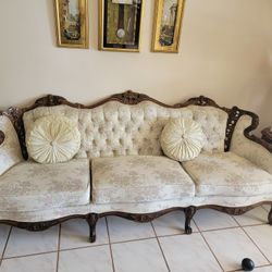 European Funitre Is Great Condition.  Rarely Sat On In Formal Living Room. Paid $8,000 Asking $200.00   For 6 Piece Living Room Set.