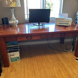 Cherry wood desk