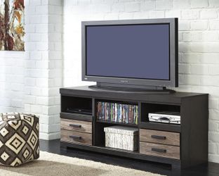 Ashley Warm Gray Tv stand!
