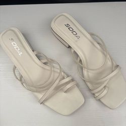 White Kitten Heels