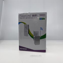 Netgear PowerLINE 1000 + WiFi (PLW1000) – Gigabit Powerline WiFi Extender Kit – Brand New