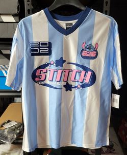 *NEW* Disney Stitch 02 Experiment (contact info removed) G2G Embroidered Jersey Size 2XL