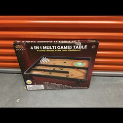 4 In 1 Wood Game Box 
