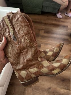 Red Diamond Boots Ostrich Original 8 M