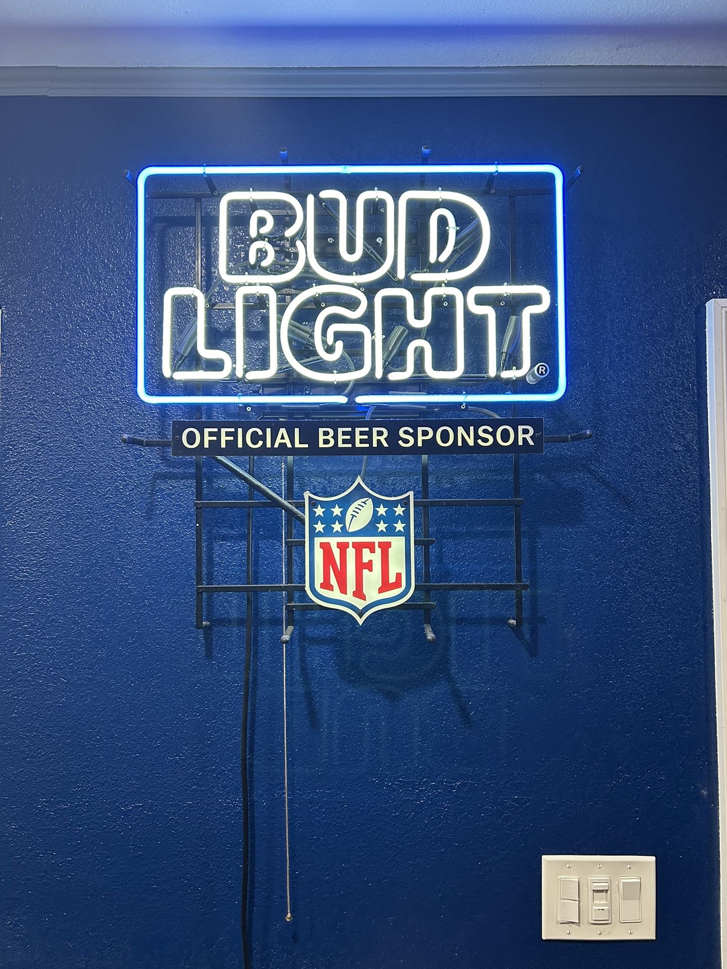 Bud Light NFL  Neon Bar sign 