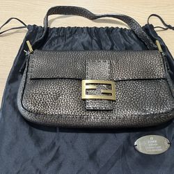 FENDI Selleria Baguette Bag