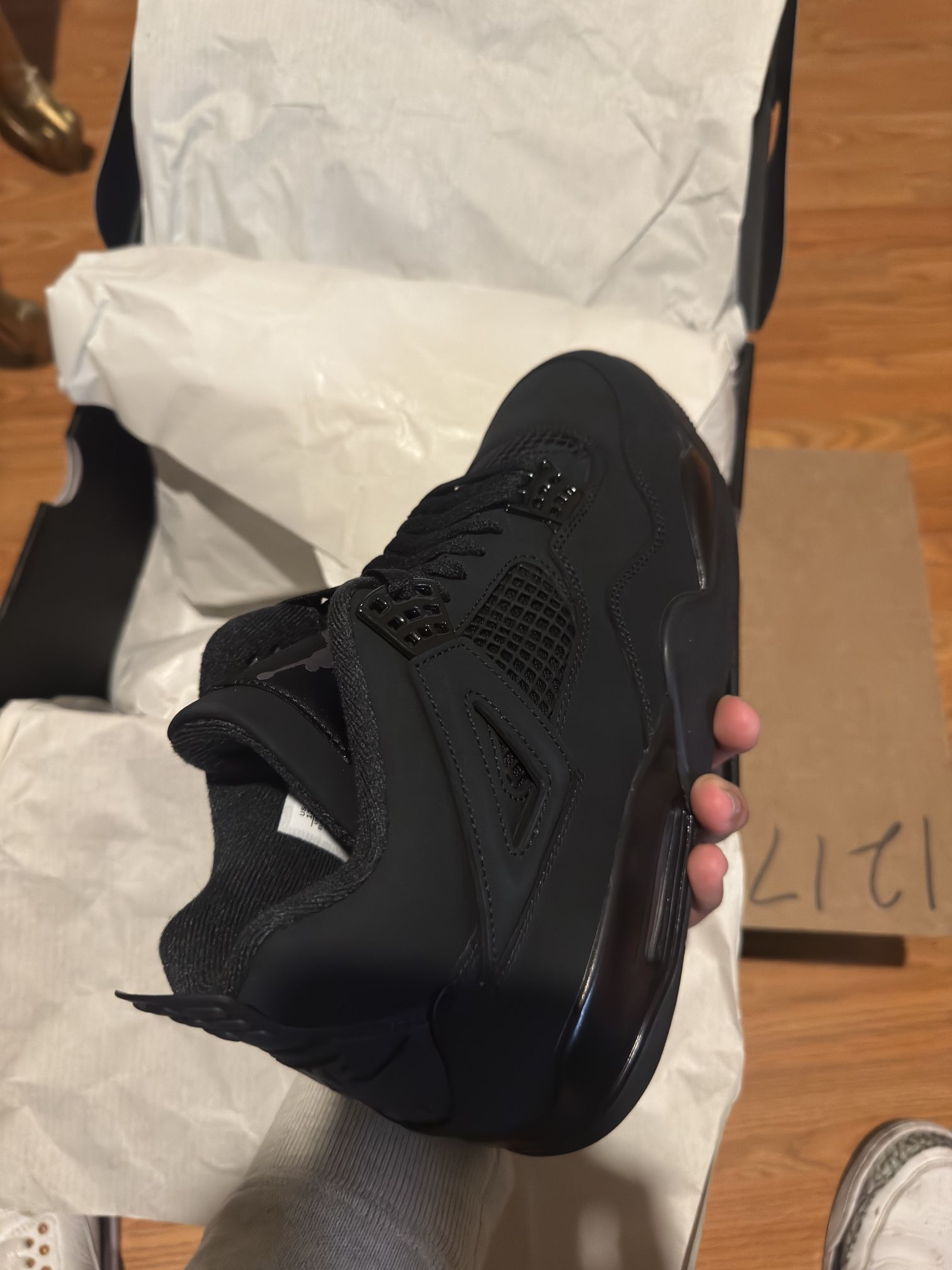 Jordan 4s Black Cats (Size 12)