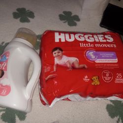 Bundle Detergent N Huggies 