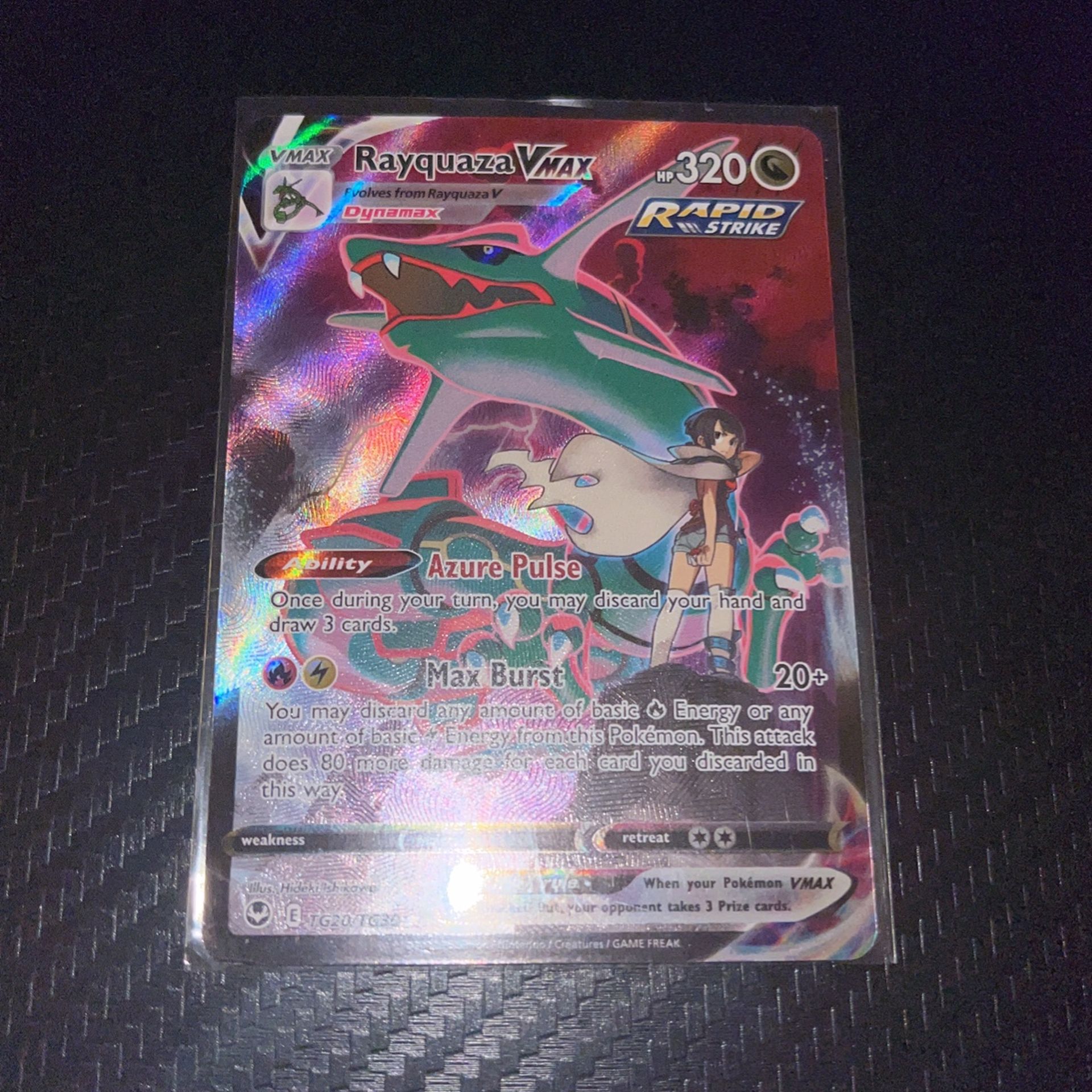 Silver Tempest Trainer Card Gallery Rayquaza Vmax TG20/TG30