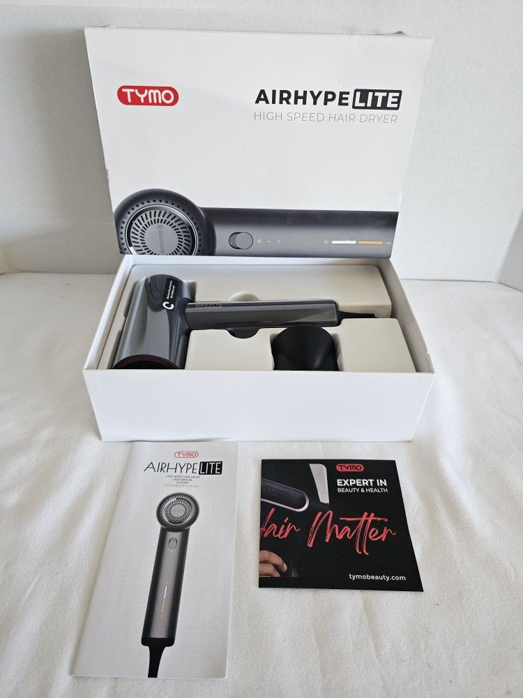 TYMO Airhype Lite High Speed Hair Dryer — New Open Box