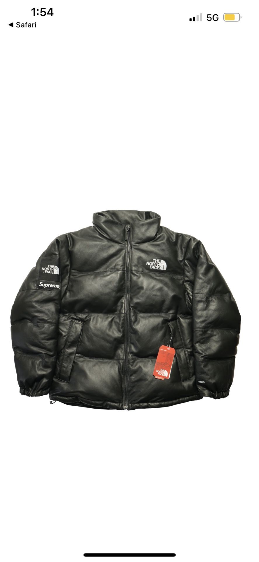 Supreme North Face Black Puffer