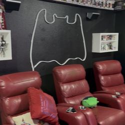 3 Electric Theater Style Recliners With USB Ports