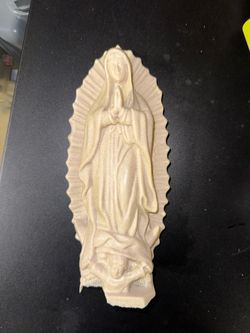 Virgin Mary decor. Bottom broke but otherwise