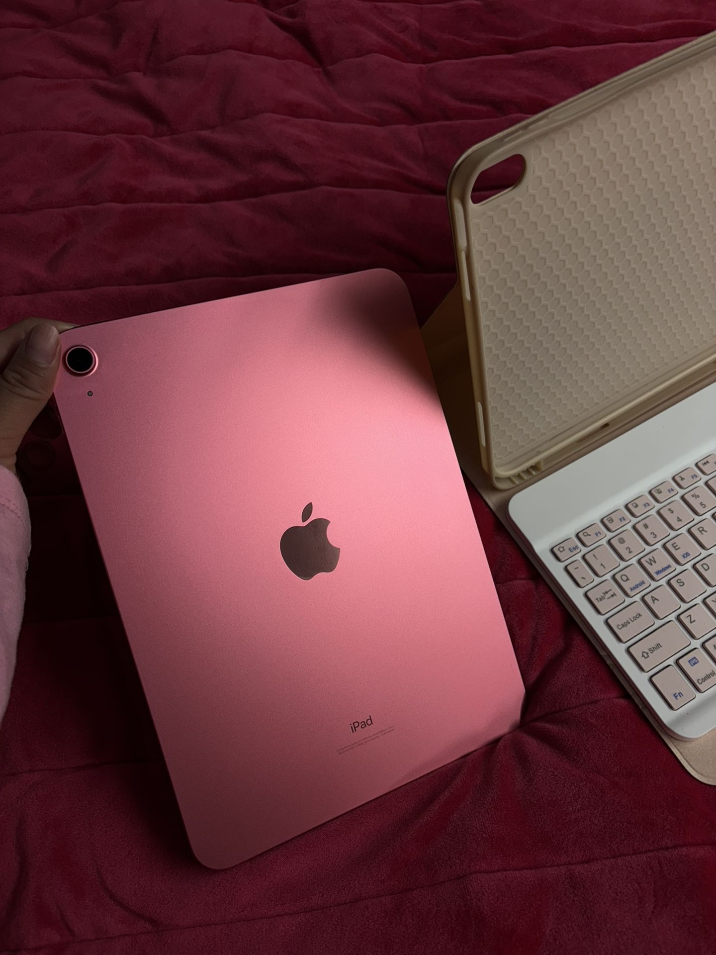 Pink Apple iPad 10th Generation