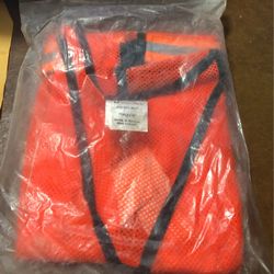 New In Package - Orange Safety Vest (size Reg.)