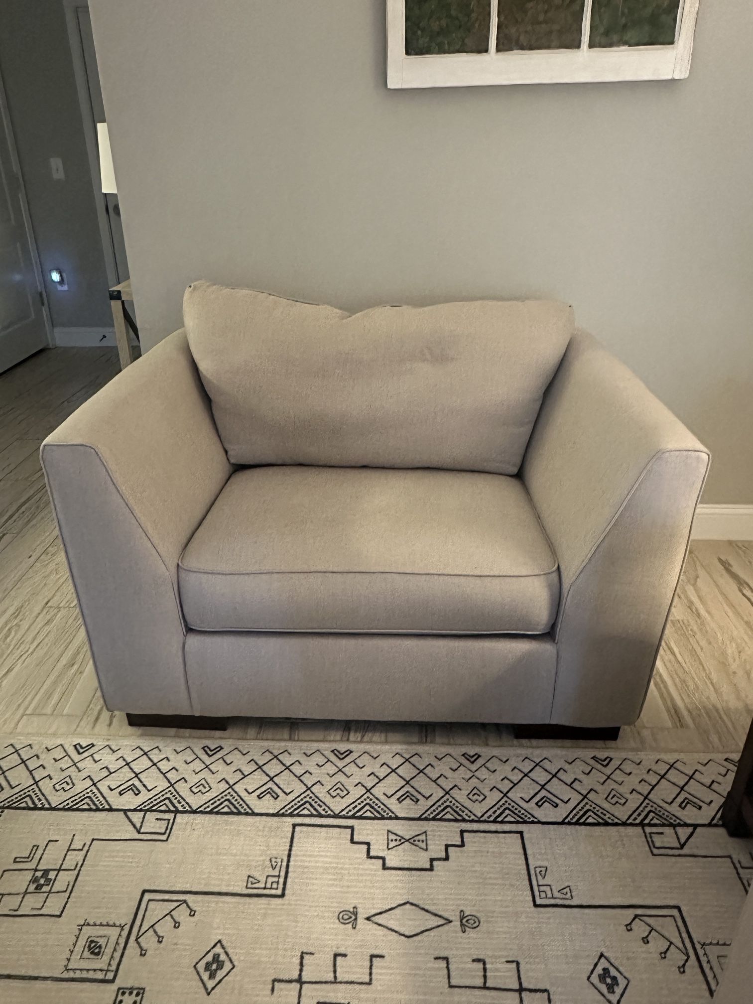 Ashley Furniture Chaise w/ Ottoman